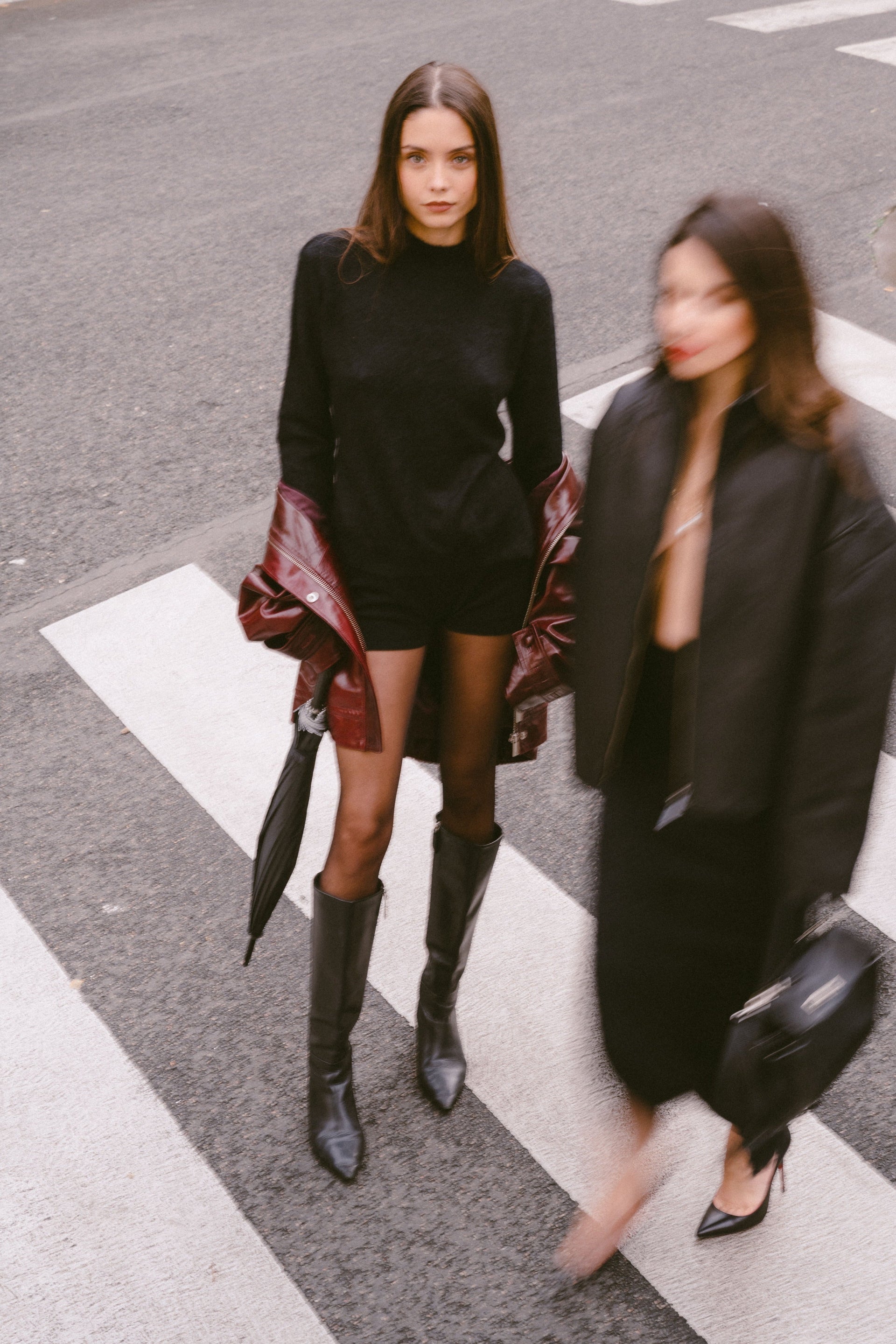 Daring Back I Black Brushed Cashmere RAEV Paris