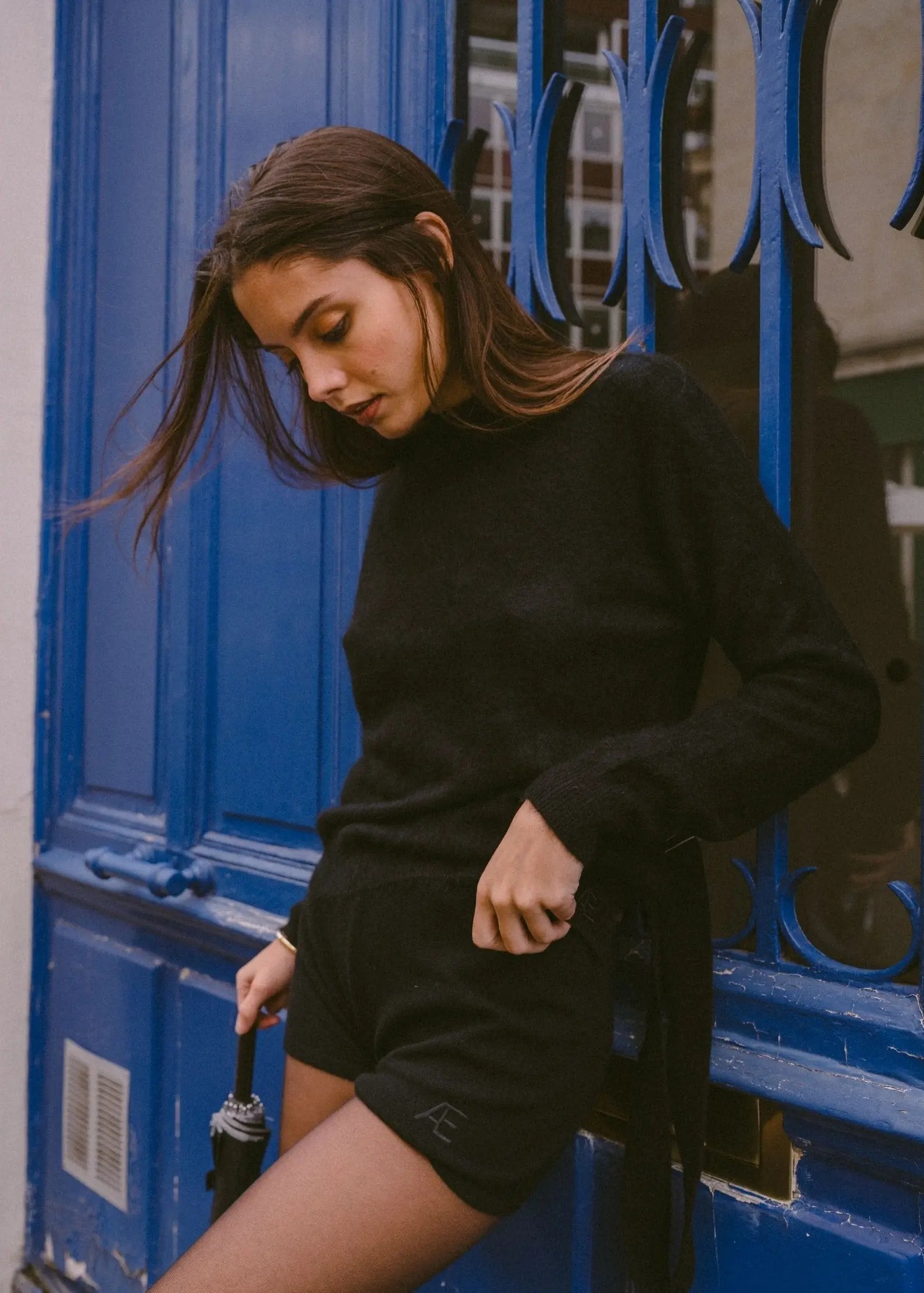 Daring Back I Black Brushed Cashmere RAEV Paris